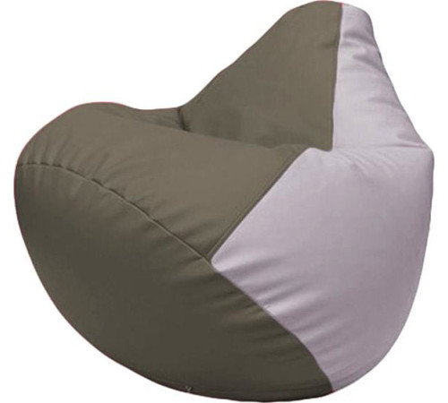 Кресло-мешок Flagman Груша Макси Г2.3-1725 серый/сиреневый