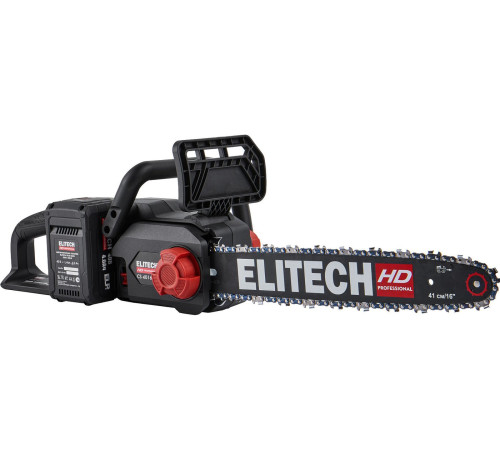 Аккумуляторная пила ELITECH CS 4016BLК E1611.027.01 с 1-им АКБ