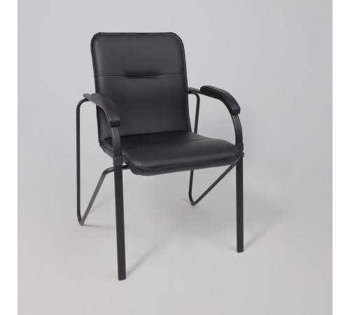 Офисный стул AksHome Samba Aks-1 000.704 Pegasso черный/мягкие подлокотники/основание черное