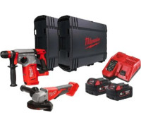 Milwaukee M18 BLPP2G-502X 4933498575 перфоратор, болгарка, 2 АКБ, кейс