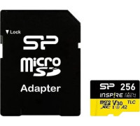 Карта памяти Silicon-Power Inspire microSDXC SP256GBSTXLA2V1NSP 256GB с адаптером