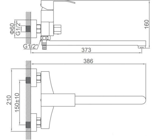 Смеситель Ledeme L72217