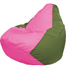 Кресло-мешок Flagman Груша Медиум XL Г1.1-198 розовый/оливковый