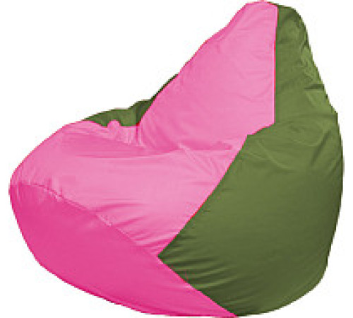 Кресло-мешок Flagman Груша Медиум XL Г1.1-198 розовый/оливковый