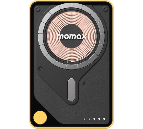 Внешний аккумулятор Momax 1-Power X Pro Magnetic Built-In USB-C IP131 5000mAh желтый