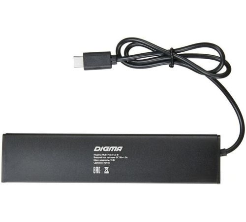 USB-хаб Digma HUB-7U2.0-UC-B