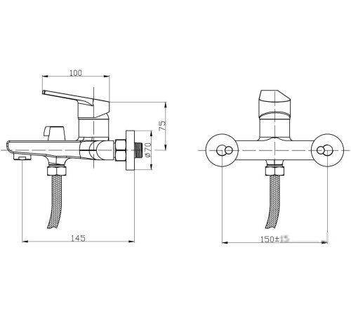 Смеситель РМС SL132-009E