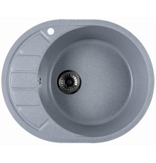 Кухонная мойка Marblan Ovata R серебристый