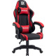 Игровое геймерское кресло Defender Expert черный/красный