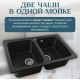 Кухонная мойка Saniteco Vetus черный