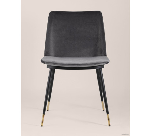Стул Stool Group Мелисса велюр темно-серый