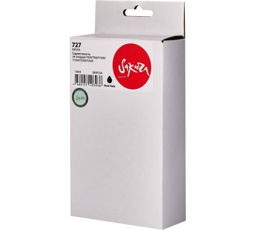 Картридж Sakura Printing SIB3P22A аналог HP 727 Matte Black