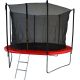 Батут GoUP Elite 10FT с сеткой и лестницей, красный
