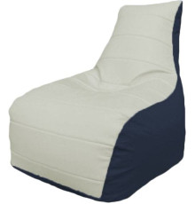 Кресло-мешок Flagman Бумеранг Б1.3-26 белый/синий