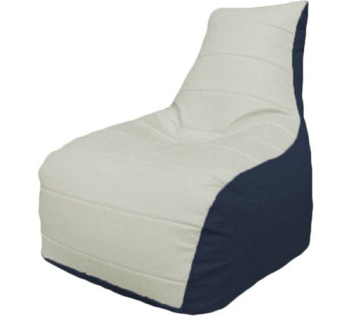 Кресло-мешок Flagman Бумеранг Б1.3-26 белый/синий