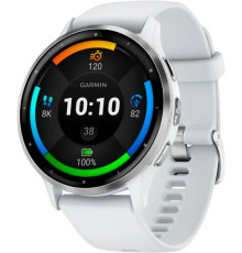 Умные часы Garmin Venu 3 белый, с силиконовым ремешком