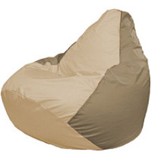 Кресло-мешок Flagman Груша Мега XXXL Г3.1-136 светло-бежевый/темно-бежевый