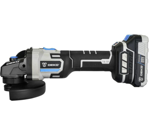 Угловая шлифмашина Deko DKAG20 с 1-им АКБ