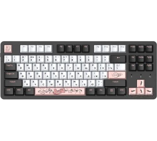 Клавиатура Dareu A87X Dareu Blue Sky V3, черный/белый