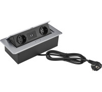 Сетевой фильтр CACTUS CS-SOCKET-EU/USBA-GY