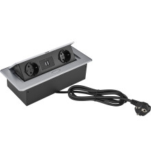 Сетевой фильтр CACTUS CS-SOCKET-EU/USBA-GY