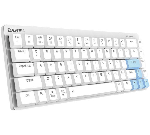 Клавиатура Dareu EK868 Kaihl Brown switch, White-Blue
