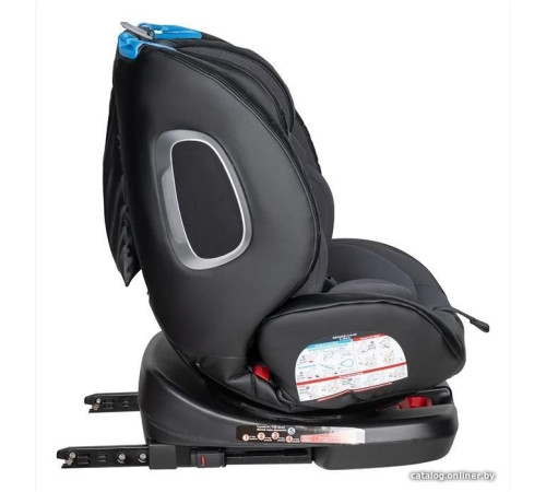 Детское автокресло Farfello YB102A темно-серый/экокожа