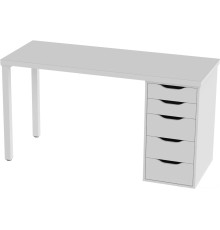 Стол Mebelain Ingar 2/5T белый