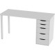 Стол Mebelain Ingar 2/5T белый