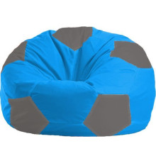 Кресло-мешок Flagman Мяч Стандарт М1.1-270 голубой/темно-серый