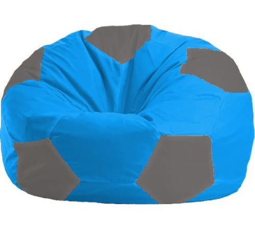 Кресло-мешок Flagman Мяч Стандарт М1.1-270 голубой/темно-серый