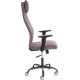 Офисное кресло TetChair Aviator PLT metalBL ткань, светло-коричневый/серый, KUB 03/W-12
