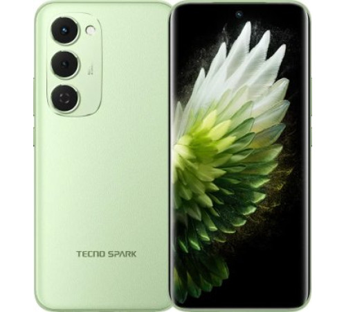 Телефон Tecno Spark 40 Pro+ 8GB/256GB зеленая тундра