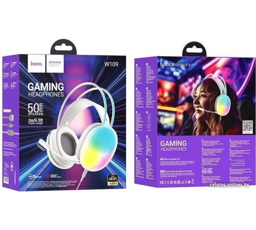 Наушники Hoco W109 белый