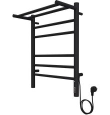 Полотенцесушитель TERMINUS Аврора П6 450x600 с полкой, quick touch, КС 9005