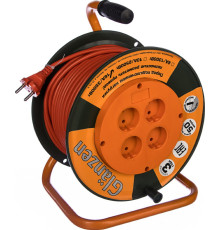 Удлинитель Glanzen EB-50-006 50 м, оранжевый