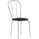 Стул Mio Tesoro Тюльпан Плюс черный/металлик