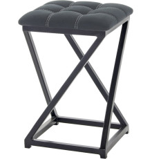 Табурет AMC Comfort 8К1.1 кожзам, черный/черный