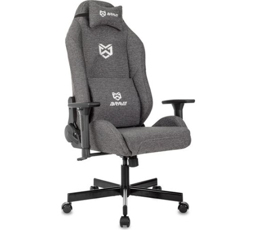 Игровое геймерское кресло Brave Zombie N1 3C1 Kraken Grey серый