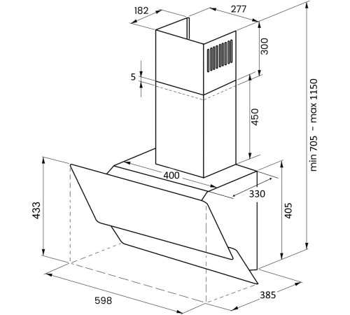 Кухонная вытяжка KUPPERSBERG F 600 C