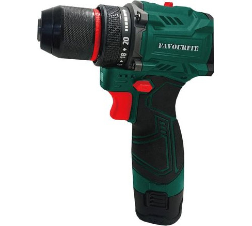 Дрель-шуруповерт Favourite DC NB12 121150212 с 2-мя АКБ, кейс