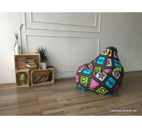 Кресло-мешок DreamBag 50068 XL, жаккард, planet