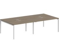 Офисный стол Norden 320х163.8х75 SG.259.OD.44.WH белый/дуб темный