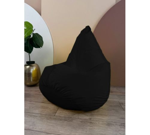 Кресло-мешок Flagman Груша Софт 130x85 XXL GXL.1-01 черный