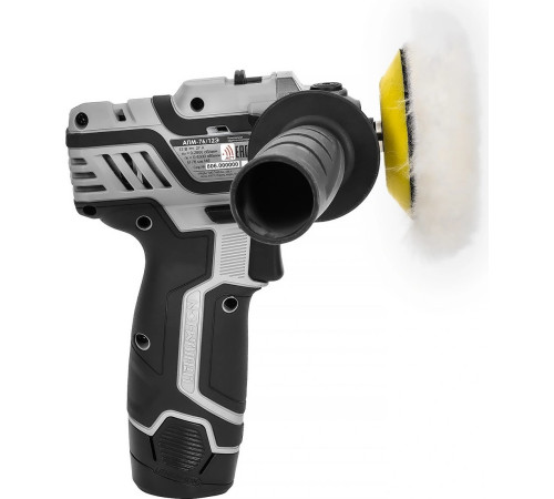 Полировальная машина Интерскол АПМ-76/12Э 806.2.2.70 с 2-мя АКБ