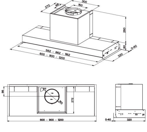 Кухонная вытяжка Franke Style Pro FSTPRO 608 305.0522.798