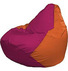 Кресло-мешок Flagman Груша Мини Г0.1-388 фуксия/оранжевый