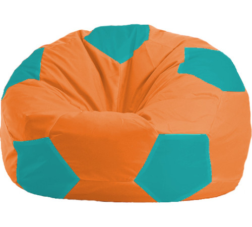 Кресло-мешок Flagman Мяч Стандарт М1.1-223 оранжевый/бирюзовый