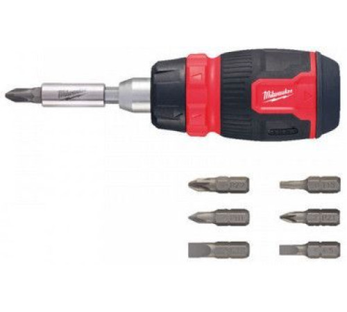 Набор отвертка с битами Milwaukee 4932480581 8 предметов