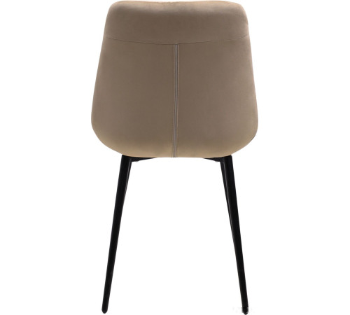 Стул Алвест AV 435 капучино бархат H-65/черный